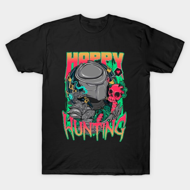 Happy Hunting T-Shirt by MeFO